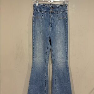 We The Free Light Blue Flare Jeans